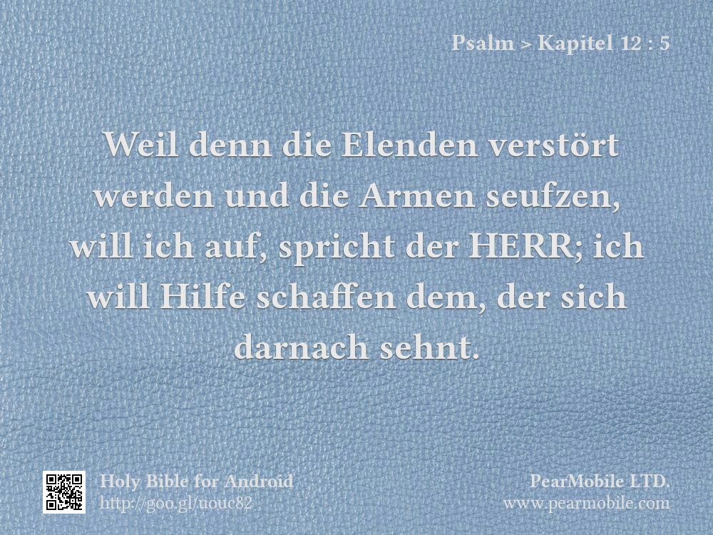 Psalm, Kapitel 12:5